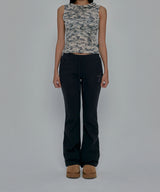 CROSS PATCHED PISTOL SWEATPANTS_CHARCOAL
