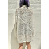 LACE COMBI SHIRT