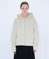 KNIT LAYERED HOODIE