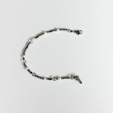 plain black bar bracelet