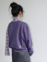 LUCKY SWEATSHIRT (DUST PURPLE)