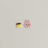 【MADE】うさぎ＆プリンのジビッツ