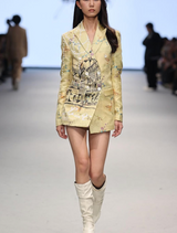 Golden Damask Shorts