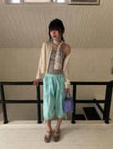 Capo Shirring Bermuda Pants