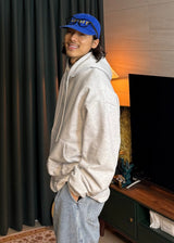 Semi-cropped hoodie 5COLOR