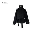 [2oz Quilting] Allen Middle Half Belt Double Coat