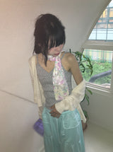 Hirina Lovely Punching Star Strap Sleeveless