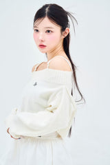 off shoulder knit