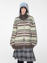 PLAID LAYERED WRAP SKIRT