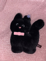 Kitty Fork Doll Keyring (black)