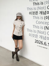 High China Button Blouse