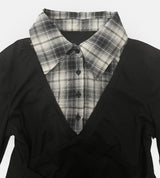 Bella check t-shirt