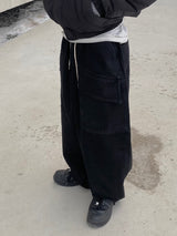 Two Pocket Balloon Big Denim Pants 2C
