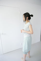 drape off-shoulder sleeveless top(3colors)