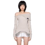WMNS BEUTER® GREIGE BALACLAVA HOODIE / WMNS BEUTER® グレイジュ バラクラバフーディ