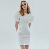 PANSY mini dress [ivory]