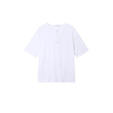 ルアスラブヘンリーネックショートスリーブTシャツ
