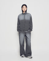 25FW CHECK TRACK WASHED PANTS BLACK