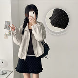 Rabby Dot 2-Layer Flared Banding Knit Skirt