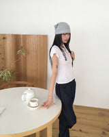 ダティンドットプリンテッドショートスリーブTシャツ
