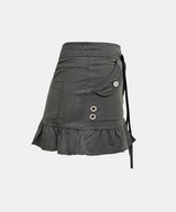 Robin Frill Cargo Mini Skirt