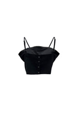 AI RIBBON BUSTIER / BLACK