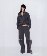 DRAWSTRING TRACK JACKET