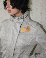 HIGH-NECK SWEAT JACKET
