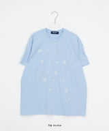 [unisex] ミュール ルーズフィット プリンティング ショート スリーブ ティー
