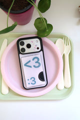 [MADE] Number 3 emoji case (Vintage pink) (magsafe) 