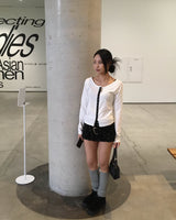 Tape cardigan