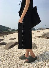 EYELET LINE BERMUDA PANTS
