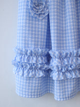  finale check skirt / pink