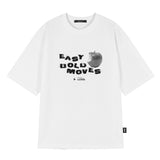 ホーリームーブアップルオーバーフィット半袖Tシャツ_ホワイト