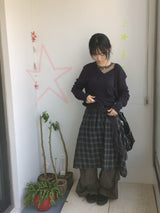 シースルーフリルスリーブレス
