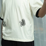 PEANUT STAIN - インターナル キドニー リンガー アイボリー オーバーサイズド Tシャツ