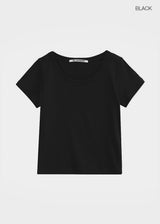[B-BASIC] スタンダードUネック半袖Tシャツ