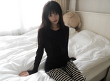 tencel layered tee