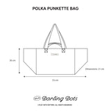 Polka Punkette Bag - Strap Gray