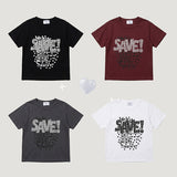 セーブ グラフィック ショートスリーブ Tシャツ(4 colors)