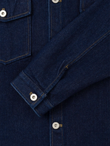 Western crop denim shirts jacket