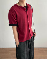 Plac Knit Short Sleeve Cardigan