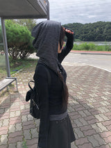 Inkku Midi Pleated Eyelet Skirt Pants