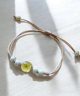 yellow flower bracelet