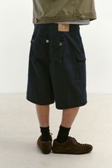モンキーポケットカーゴショーツ (Washed Navy)
