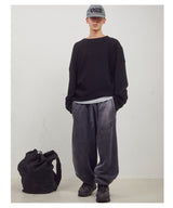 3D Back Pocket Sweatpants Vintage Washing