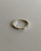 ホーブクロスリング (シルバー) *1PCS