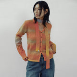 Midnight gradation cardigan