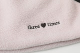 Cookie fleece skirt - pink