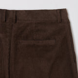 MAN ワンタックコーデュロイパンツ CHOCO BROWN